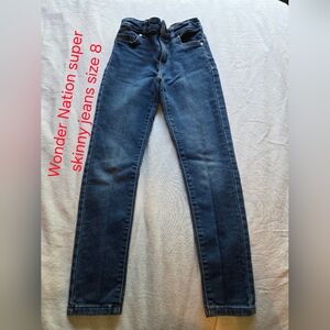 Wonder Nation Dark Blue Skinny Jeans